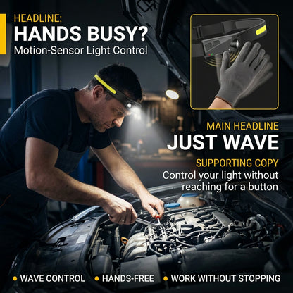 230° Wide Beam LED with Motion Sensor