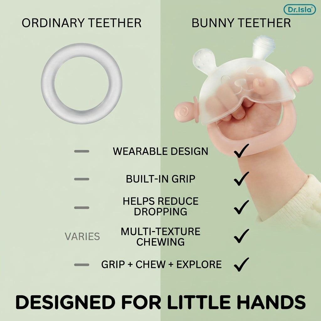 Baby Teether Mitten